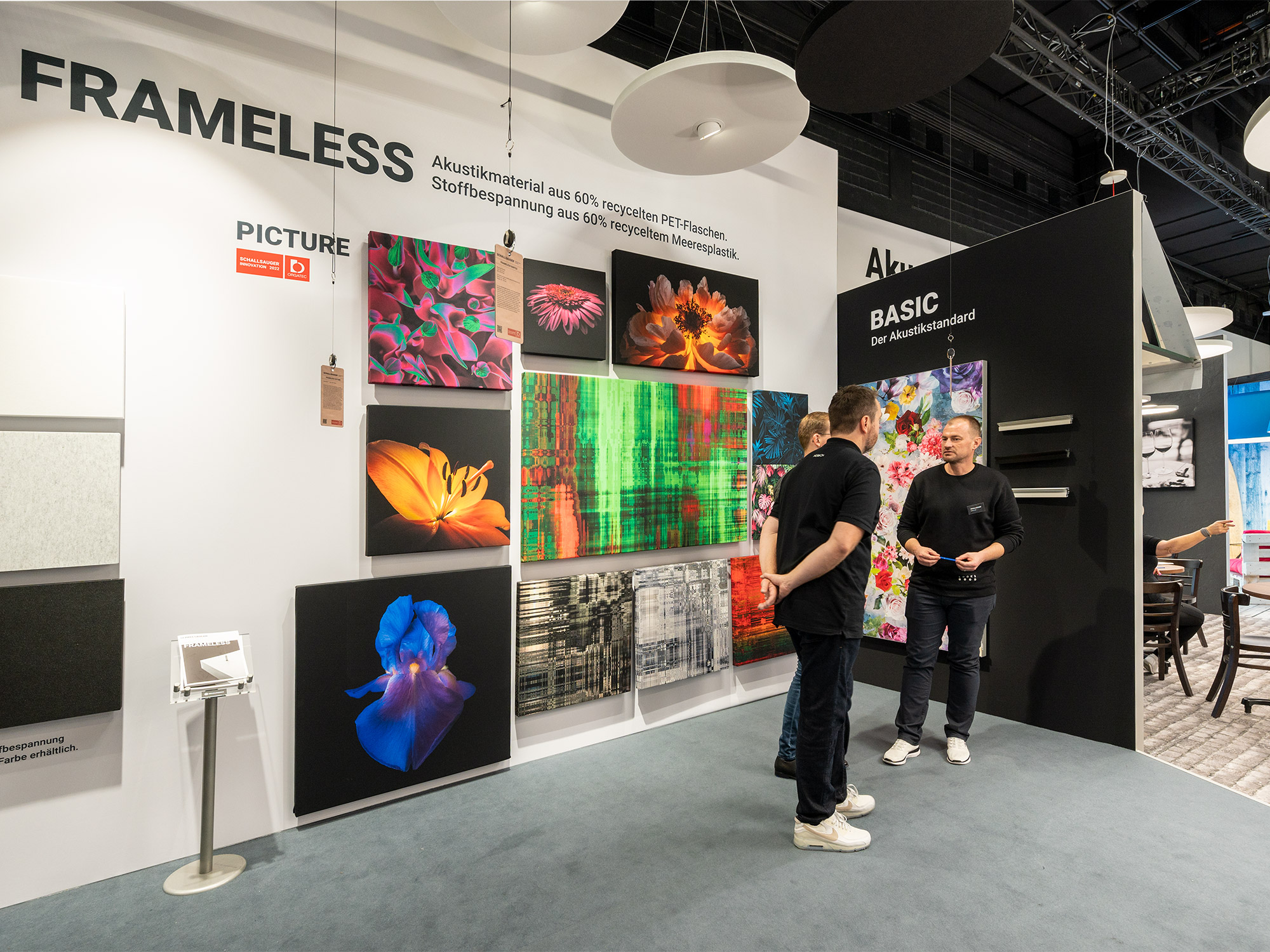 Orgatec &ndash; Akustikbilder und Schallabsorber von SCHALLSAUGER&reg;